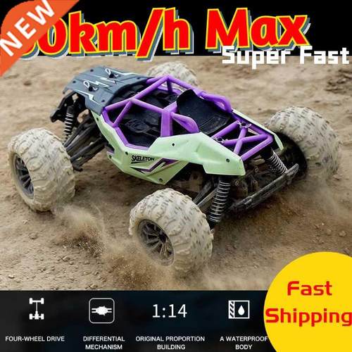 RC Car 50km/h High Speed Quality 4WD Racing Truck Cars Crawl