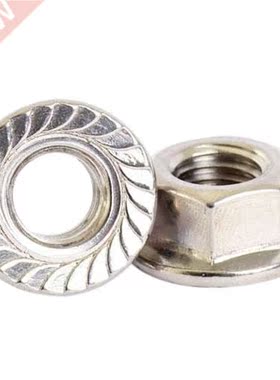 Flanged Nuts To Fit Metric Bolts & Screws M4 30 Pcs