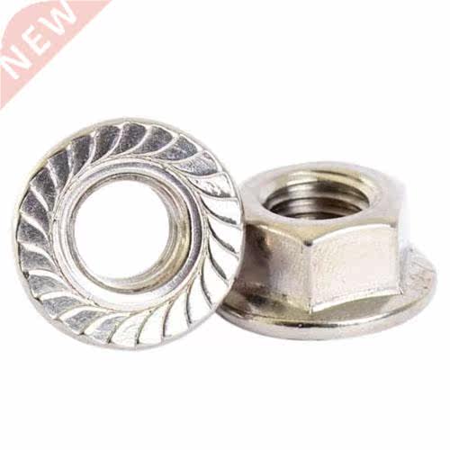 Flanged Nuts To Fit Metric Bolts & Screws M4 30 Pcs