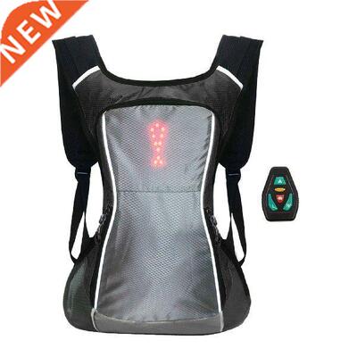 LED Backpack With Direction Indicator USB Rechargeable LED