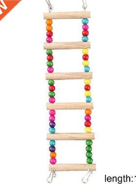 Birds Toy Wooden Ladders Swing Scratcher Perch Climbing