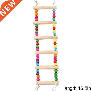 Birds Toy Wooden Ladders Swing Scratcher Perch Climbing