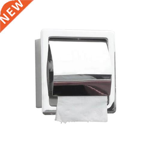 Toilet Paper Holder Bathroom Kitchen Wall Mounted Flush