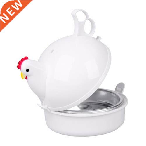Microwave Egg Poachers Chicken Shape Egg Cooker Stainless St