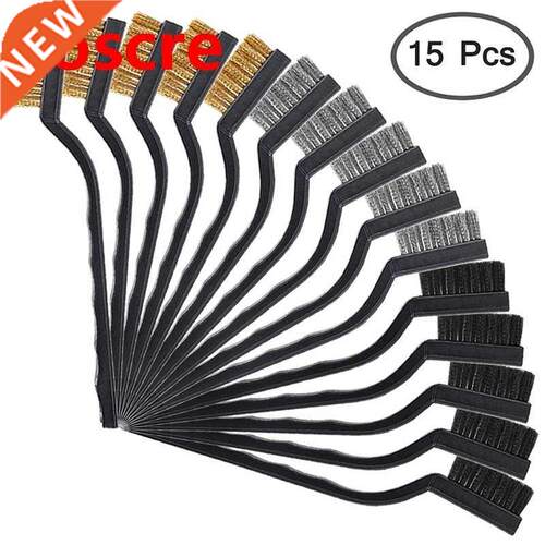 Wire Brass Brush 170mm Mini Brushes Steel Brass Rust Remover