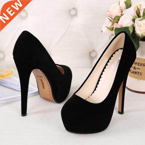 14cm Exme High Heels Ladies Platform Shoes 4cm Waterproof Fl