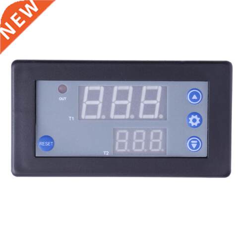 12V Timing Delay Relay Module Cycle 0999h Timer LED Dual Dis