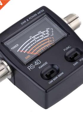 Black Power Meter SWR Standing Wave Ratio Watt Meter Energy