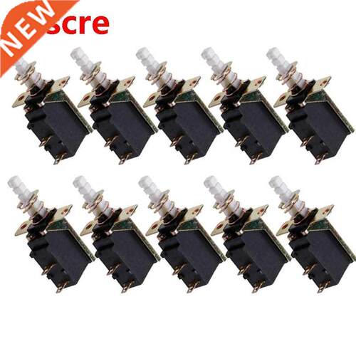 10 Pcs Latching SPST Push Button Power 2Pin Switch SW-3 Swit