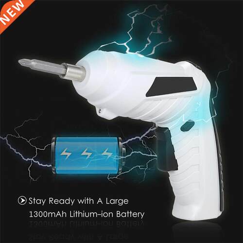 Portable 100mAh USB Rechargeable Cordless Electric Screwdri