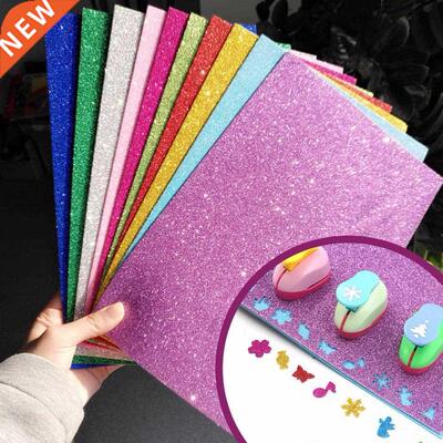 Lightweight 10Pcs Beautiful Soft Craft Cardstock Paper Multi