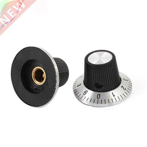 2 Pcs Potentiometer Control Volume Rotary Digital Knob Cap 3