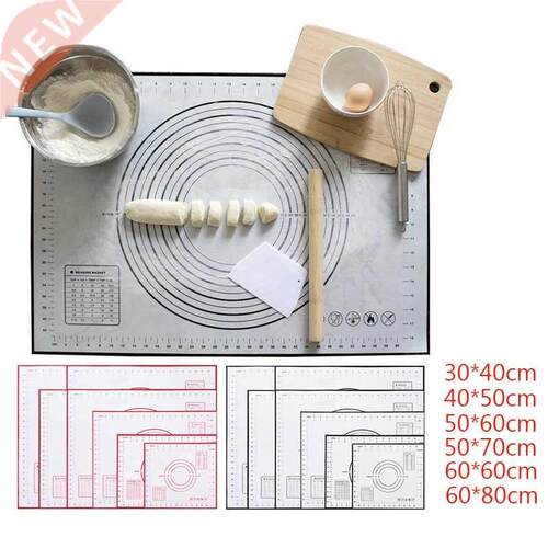 Kneading Pad Non Stick Silicone Baking Mat with Scale Knead