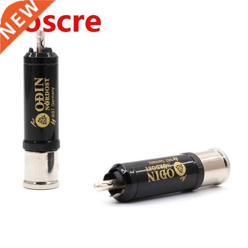 4Pcs Nordost ODIN 99.998% Pure copper silver Plated WBT RCA