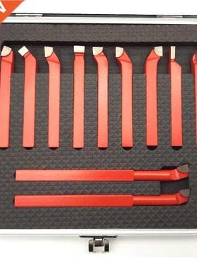 11Pcs 10*10mm Carbide Tip Tipped Bit Set Brazed Milling Cutt