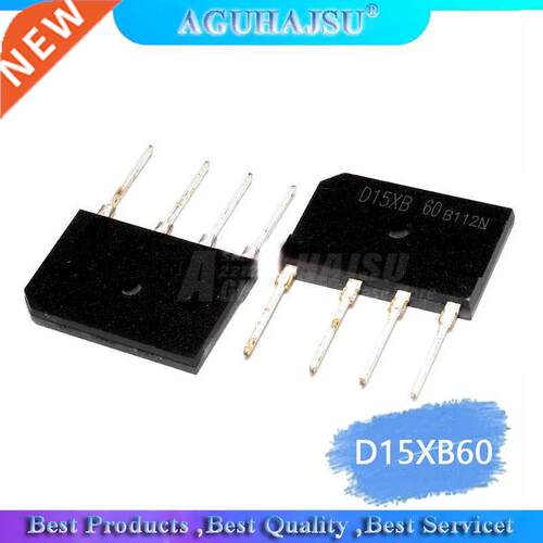 5PCS D15XB60 ZIP-4 D15XB 60 ZIP bridge rectifier and origi
