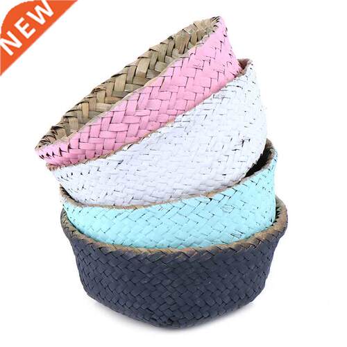 Foldable Sea Grass Basket Bamboo Seagrass Flower Pot