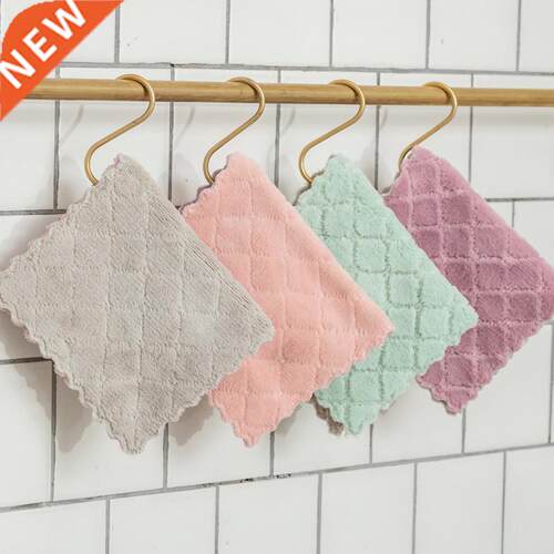 Non-stick Oil Lint Free Glass Cleaning Dish Cloth Kitchen Ho