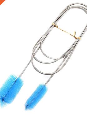 90/155/200cm Pipe Cleaning Brush Air Tube Flexible Double En