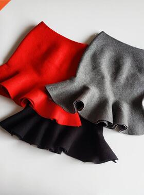 Baby Girl Clothes Solid Tutu Kids Knitted Skirt Children Sch