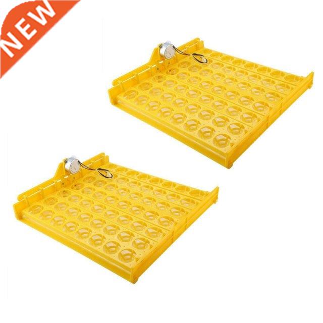 2X 110V Automatic Egg Turner 56 Eggs Incubators Tray Quail C