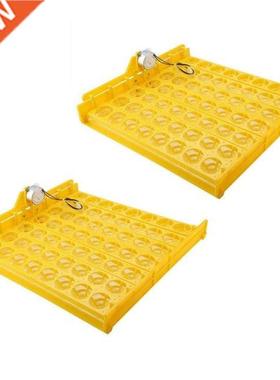 2X 110V Automatic Egg Turner 56 Eggs Incubators Tray Quail C