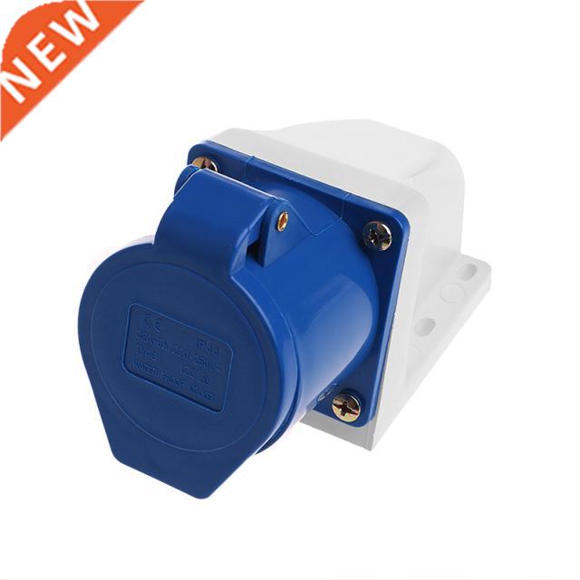 2 Amp pin Industrial Socket 220V-250Volt Weatherproof IP44