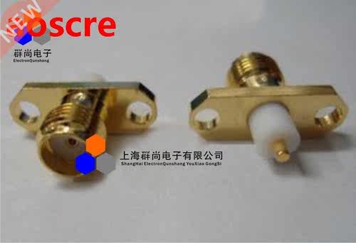 SMA-KF 2 holes, SMA head, rhomboid, square plate base (stan