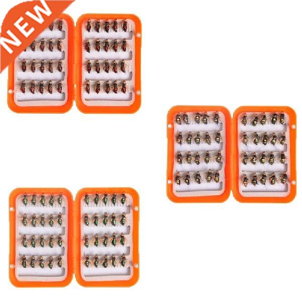 T4MF 40x Fly Fishing Flies Kit Fly Fishing Lures with Fly