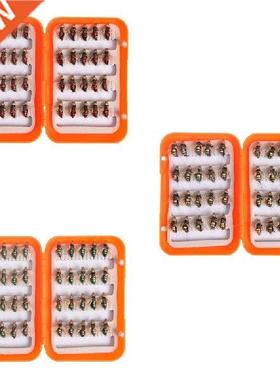 T4MF 40x Fly Fishing Flies Kit Fly Fishing Lures with Fly