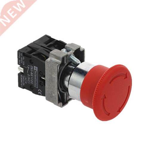 10Pcs 22mm XB2-545 Emergency s button switch NO+NC 10A/41