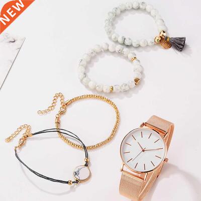 Movement Japan Women Bracelet Watch Quartz 5 set Simple Wate