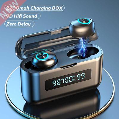 TWS Wireless Headphones 2200Mah Charging Box Sports