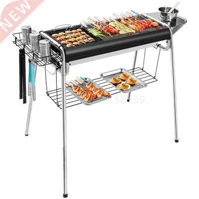 Full set of pull charcoal grills home baked outdoor grills