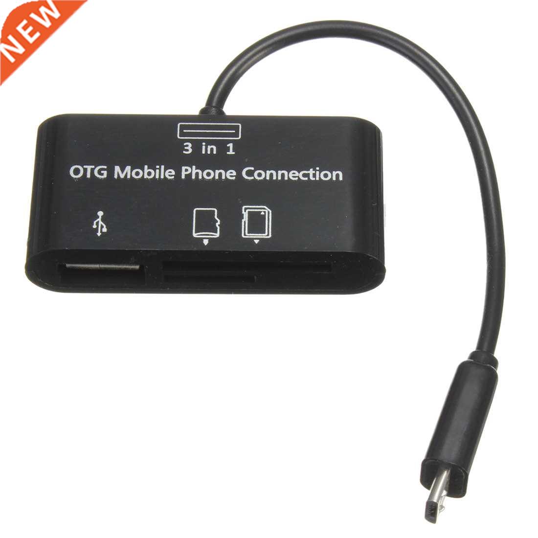 3in1 Micro USB Adapter SD Card Reader card reader for OTG Mo