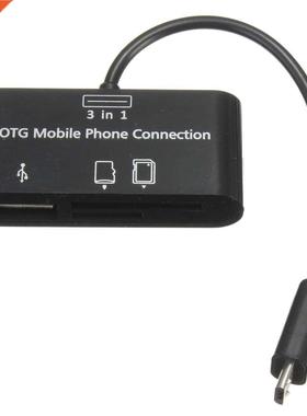 3in1 Micro USB Adapter SD Card Reader card reader for OTG Mo