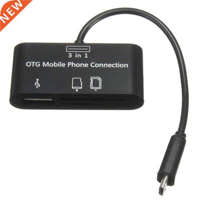 3in1 Micro USB Adapter SD Card Reader card reader for OTG Mo