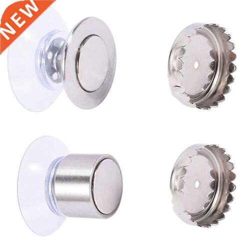 Wall-mounted Magnetic Soap Holders Stainless Steel Suction C