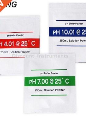 3 Bags H Buffer Solution Powder for PH Test Meter Measure