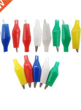 10Pcs 28mm 35mm 45mm Insulation Metal Alligator Clips Electr