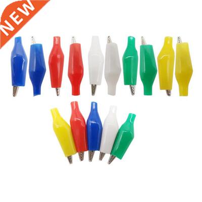 10Pcs 28mm 35mm 45mm Insulation Metal Alligator Clips Electr
