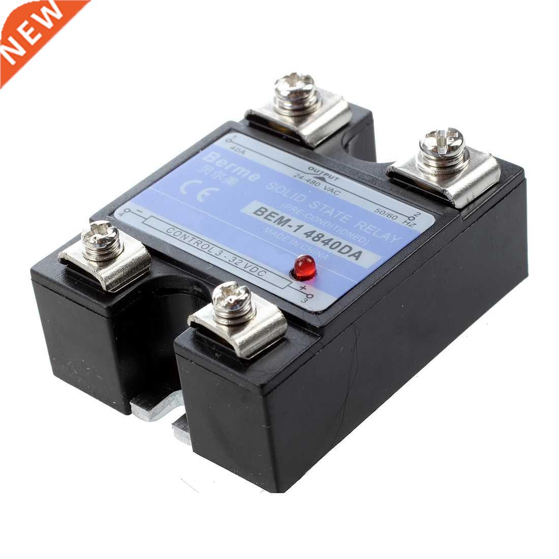 24-480V AC DC to 3-32VDC Output Single Phase SSR Solid State