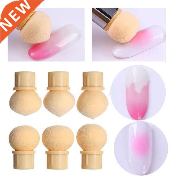 6Pcs/Set Professional Soft Replacement Sponge Nail Blooming