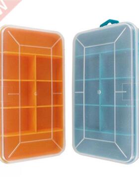 13 Grids Portable Transparent Screws Storage Box Double-Side