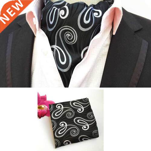 2020 Designer's Gentlemen Ascot Handkerchief Set Classic Pai