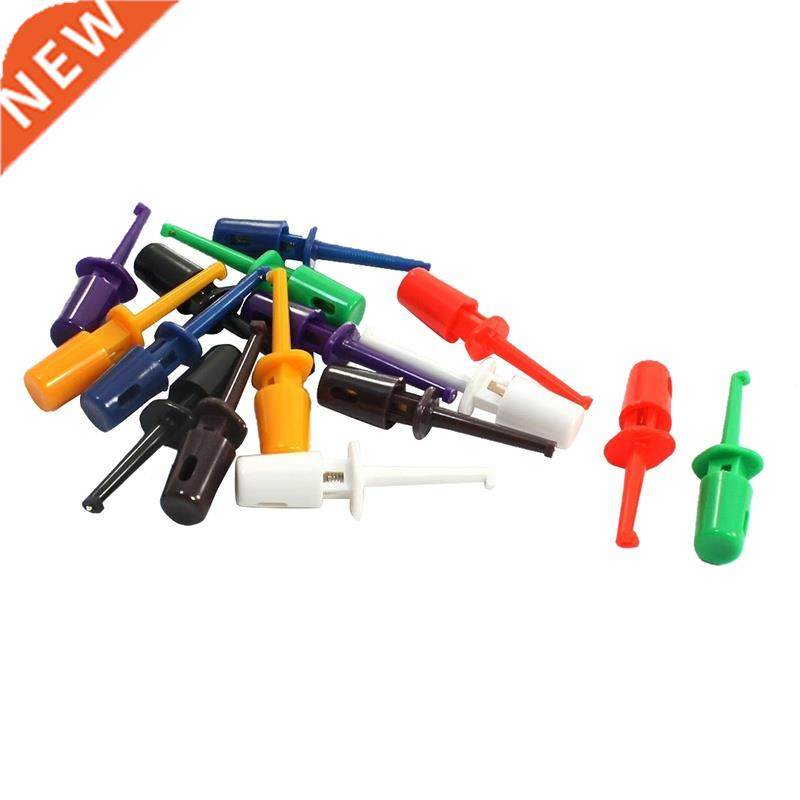8 Pair Colored Covered Insulation Testing Lead Hook Clip Cla