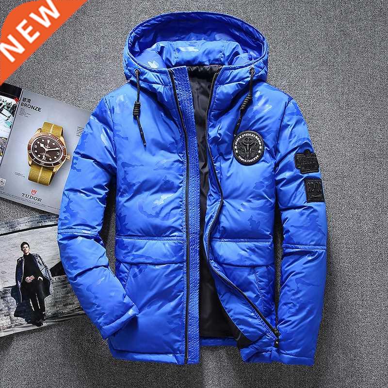 Wnter Parkas Jacket Men Whte Duck Down Parkas Wndbreaker