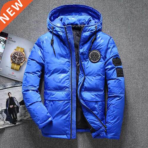 Wnter Parkas Jacket Men Whte Duck Down Parkas Wndbreaker