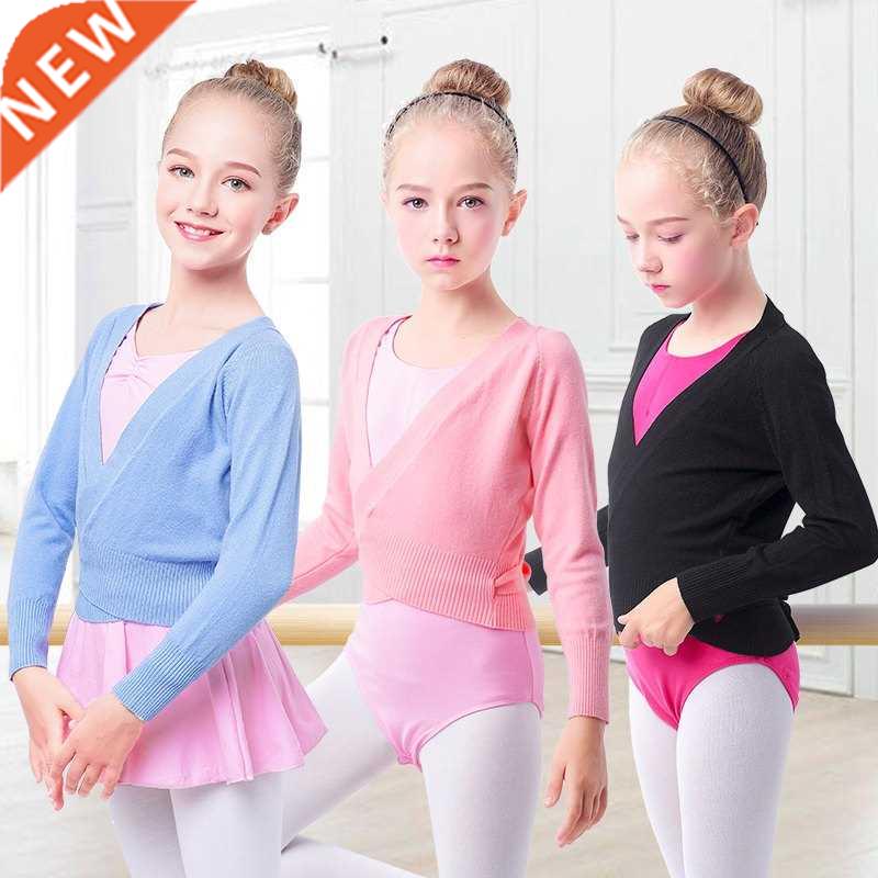 Autumn Winter Wrap Ballet Sweater Cardigans for Girls Kids S