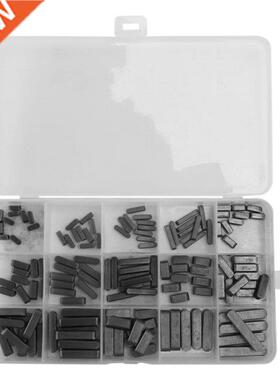 140Pcs Key Stock Assortment 10mm x12mmx 16mm x20mm x25mm x0